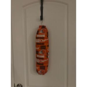 Handmade Plastic Bag Holder- Cleveland Browns-Dawg Pound